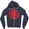 uzumaki clan symbol crest   otaku cosplay anime fan naruto gift expo t Zipper Hoodie