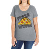 Pizza Bitch Ladies Curvy T-Shirt