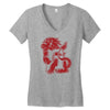 house of lion Women's V-Neck T-Shirt