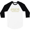 philosobee quote 35 3/4 Sleeve Shirt