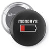 mondays suck Pin-back button