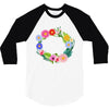 personalize baby name bodysuit 3/4 Sleeve Shirt