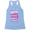 quens are born in january Racerback Tank