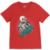 skullboarding V-Neck Tee