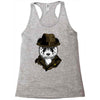 panda rorschach Racerback Tank