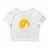 i drive a stick   halloween superpower Crop Top