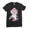 freddy krueger floral Ladies Fitted T-Shirt