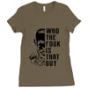 Who the Fook Is That Guy, McGregor VS Alvarez Ladies Fitted T-Shirt
