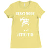 beast mode Ladies Fitted T-Shirt