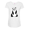 crying panda Maternity Scoop Neck T-shirt