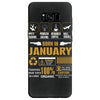 Born January Multitasking Problem Solving Tees Samsung Galaxy S8