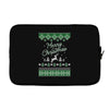 merry christmas ugly christmas sweater Laptop sleeve