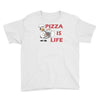 pizza is love pizza is life Youth Tee
