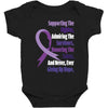 supporting the fighter, admiring the survivors, honoring the taken Baby Bodysuit