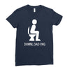 downloading ! funny white sex Ladies Fitted T-Shirt