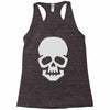 mr. skull Racerback Tank