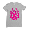 end breast cancer   39 warriors Ladies Fitted T-Shirt