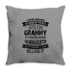 Super Cool Granny Of A Freaking Awesome Granddaughter Throw Pillow