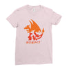mega fire Ladies Fitted T-Shirt