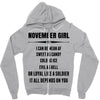 Super November Girl Zipper Hoodie