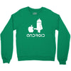android robot spoof Crewneck Sweatshirt