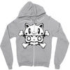 cat cap Zipper Hoodie