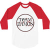 team damon salvatore 3/4 Sleeve Shirt