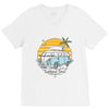 summer time V-Neck Tee