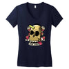 insert brain here Women's V-Neck T-Shirt