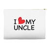 I Love My Uncle Accessory Pouches
