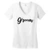 groom Women's V-Neck T-Shirt