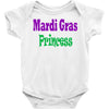 mardi gras princess Baby Onesie
