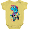 dog biker Baby Onesie