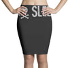 no sleep white Pencil Skirts