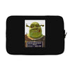 shrek mug shot funny Laptop sleeve