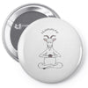 Yoga with Goat Pin-back button