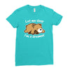 dreamer bear Ladies Fitted T-Shirt