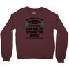 education is the most powerful weapon you can use to change the world Crewneck Sweatshirt