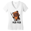 nub nub Women's V-Neck T-Shirt