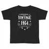 original parts vintage established 1954 perfectly aged Toddler T-shirt