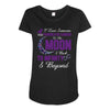 i love someone with pancreatic cancer to the moon &amp; back to infinity Maternity Scoop Neck T-shirt