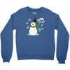 windy snowman Crewneck Sweatshirt