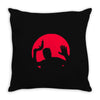 moonlight dark Throw Pillow