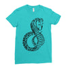 tribal cobra Ladies Fitted T-Shirt