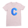 c 3d Ladies Fitted T-Shirt
