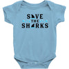 Save The Sharks Baby Onesie