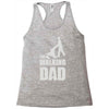 fathers day gift   the walking dad Racerback Tank