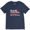 limited edition gun control V-Neck Tee