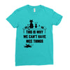 This Is Why We Can't Have Nice Things Ladies Fitted T-Shirt