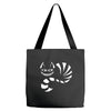 cheshire cat alice in wonderland funny Tote Bags